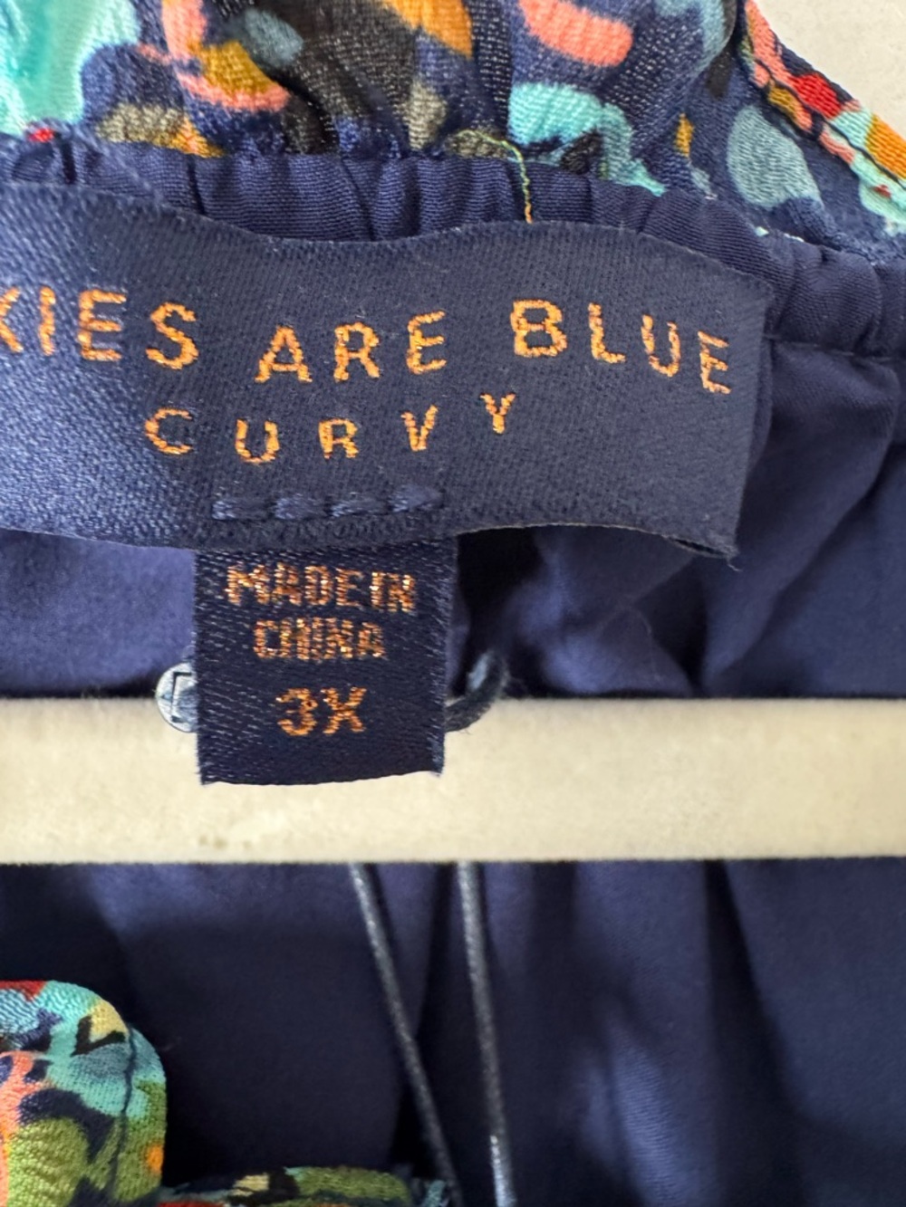 Skies are blue curvy 3x floral tiered maxi dress smocked sleeveless boho NWT - Picture 3 of 7